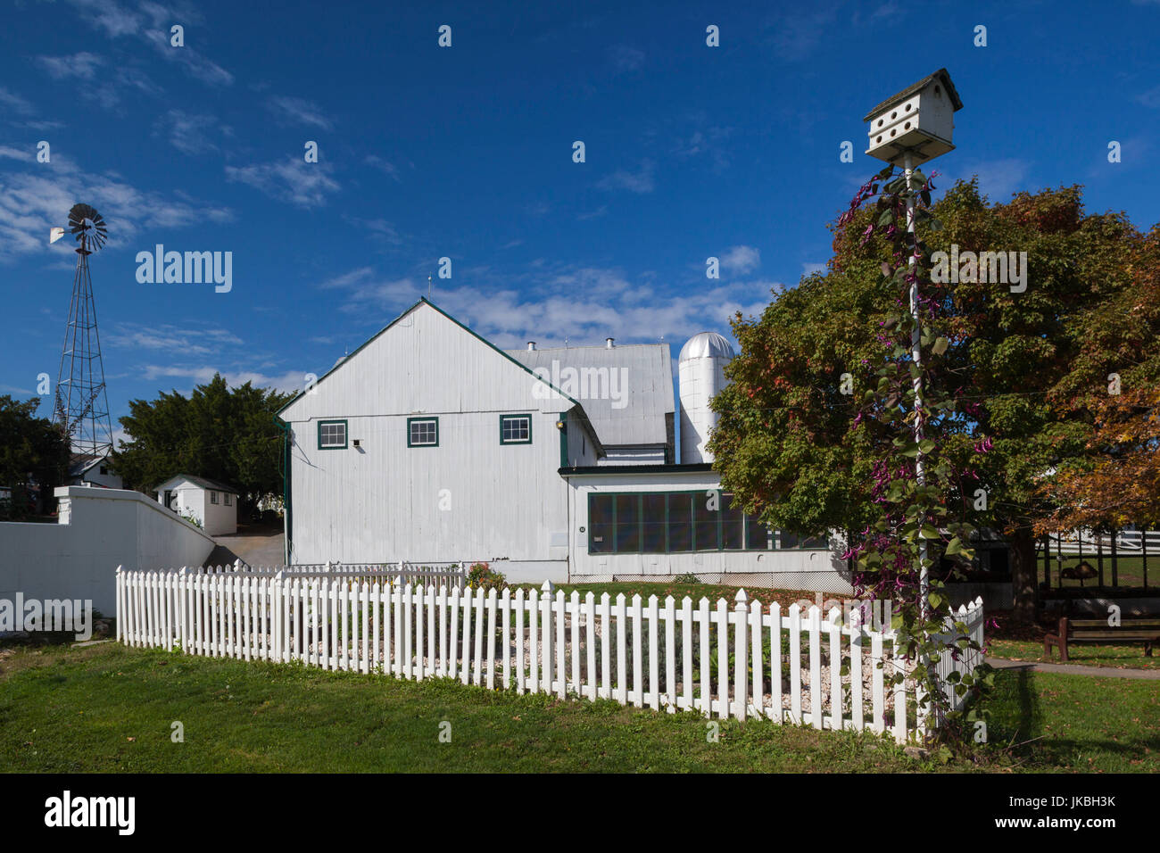 USA, Pennsylvania, Pennsylvania Dutch Country, Lancaster, Amish-Farm und House Museum, Amish Scheune Stockfoto