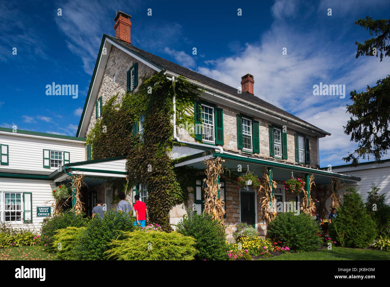 USA, Pennsylvania, Pennsylvania Dutch Country, Lancaster, Amish-Farm und House Museum, Amish Bauernhaus Stockfoto