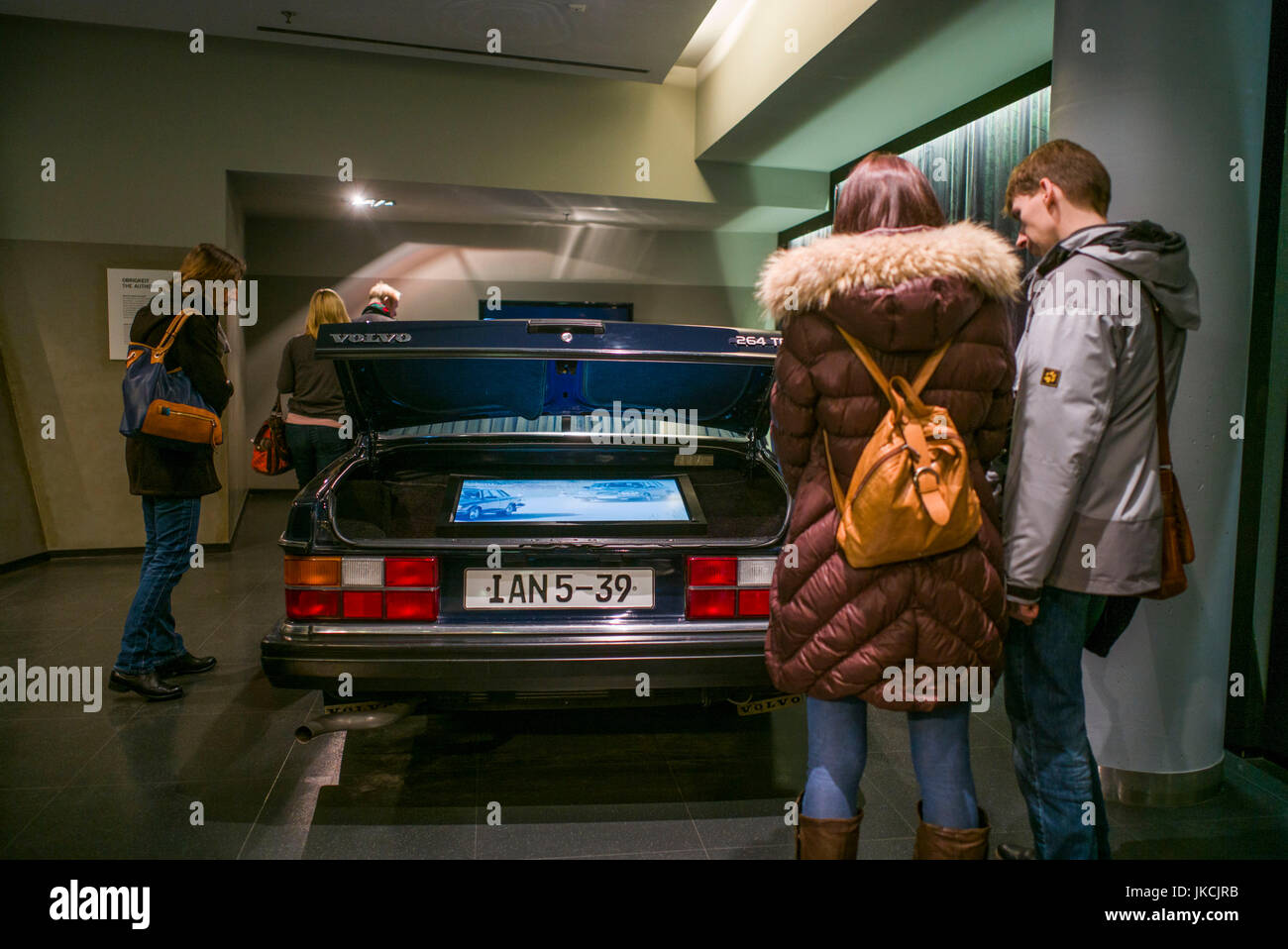 Deutschland, Berlin, Museum Insel, DDR Museum, Museum des Lebens in der DDR unter kommunistischer Herrschaft, Volvo-Limousine, die von der kommunistischen Partei-Elite verwendet Stockfoto