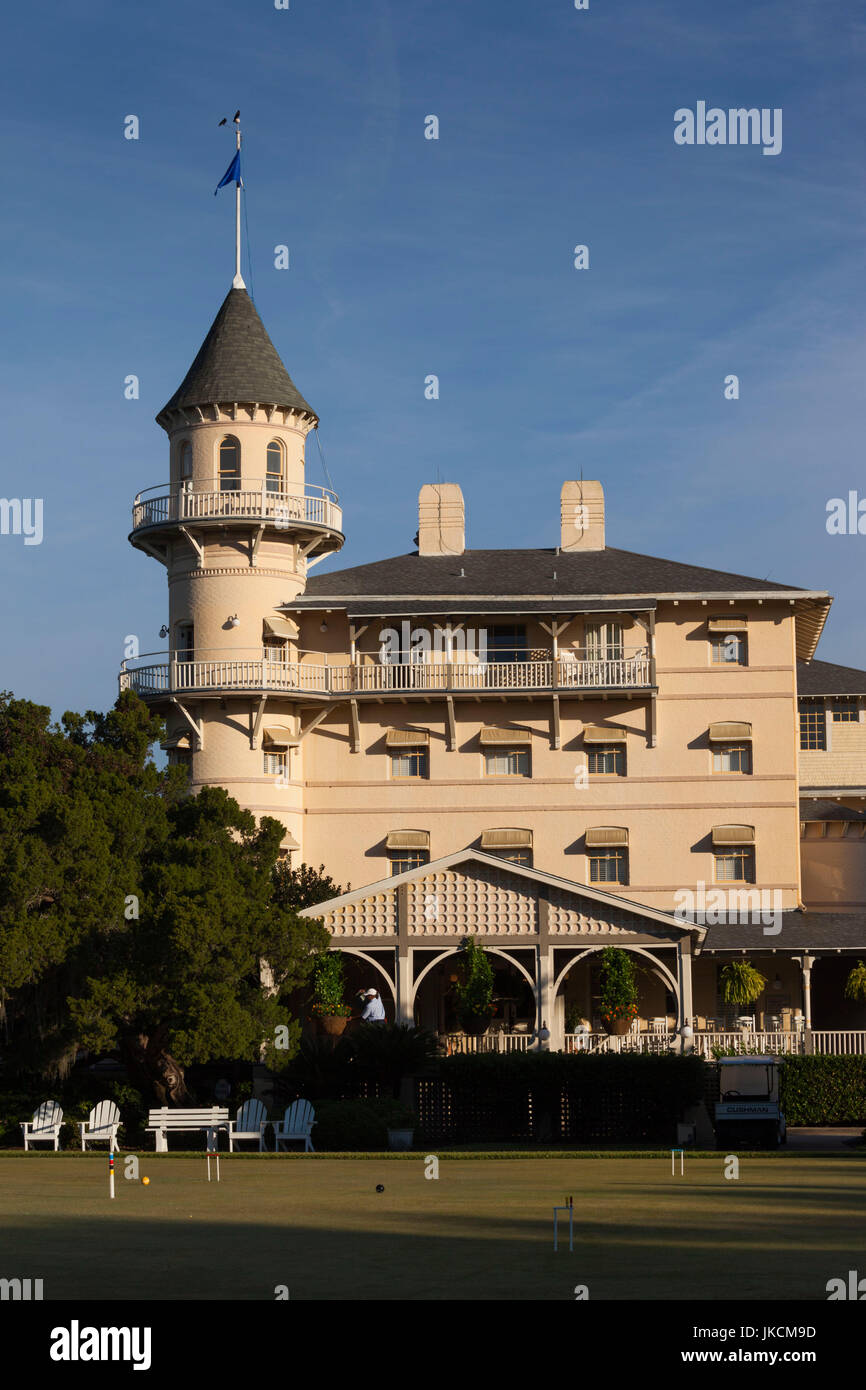 USA, Georgia, Jekyll Island, Jekyll Island Club Hotel Stockfoto