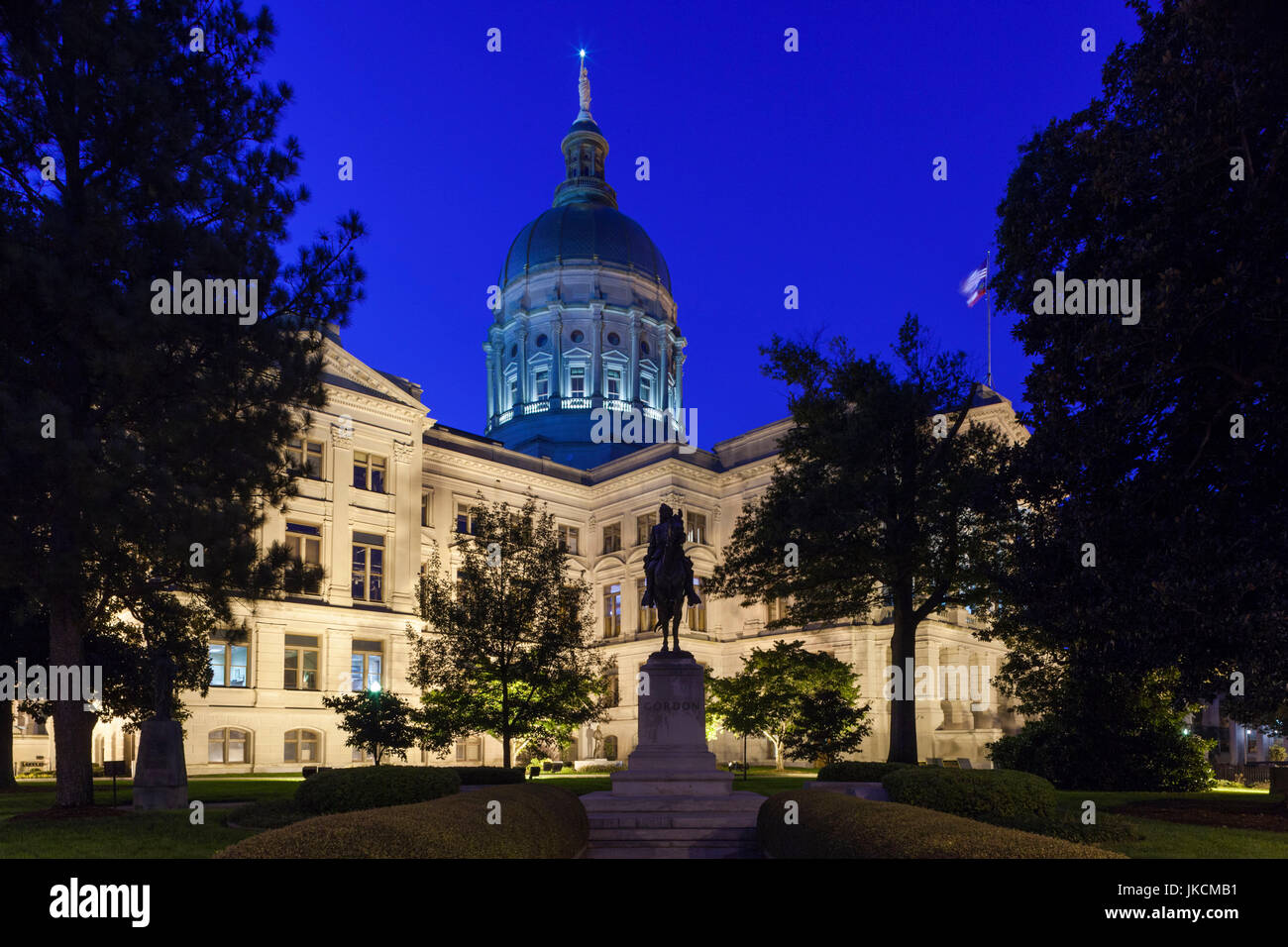 USA, Georgia, Atlanta, Georgia State Capitol Building, Repräsentantenhaus, Dawn, außen Stockfoto