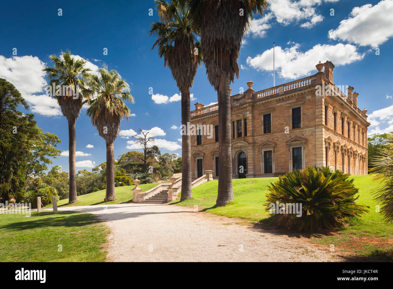 Australien, South Australia, Clare Valley, Mintaro, Martindale Hall, 1880-Herrenhaus, das in dem 1975 Film von Peter Weir, Picknick am Hanging Rock gesehen wurde Stockfoto