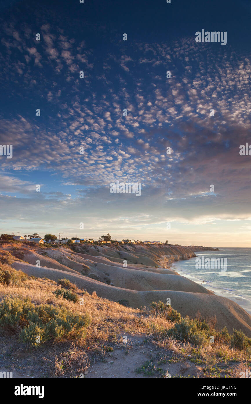 Australien, South Australia, Fleurieu Peninsula, Port Willunga, Sonnenuntergang Stockfoto