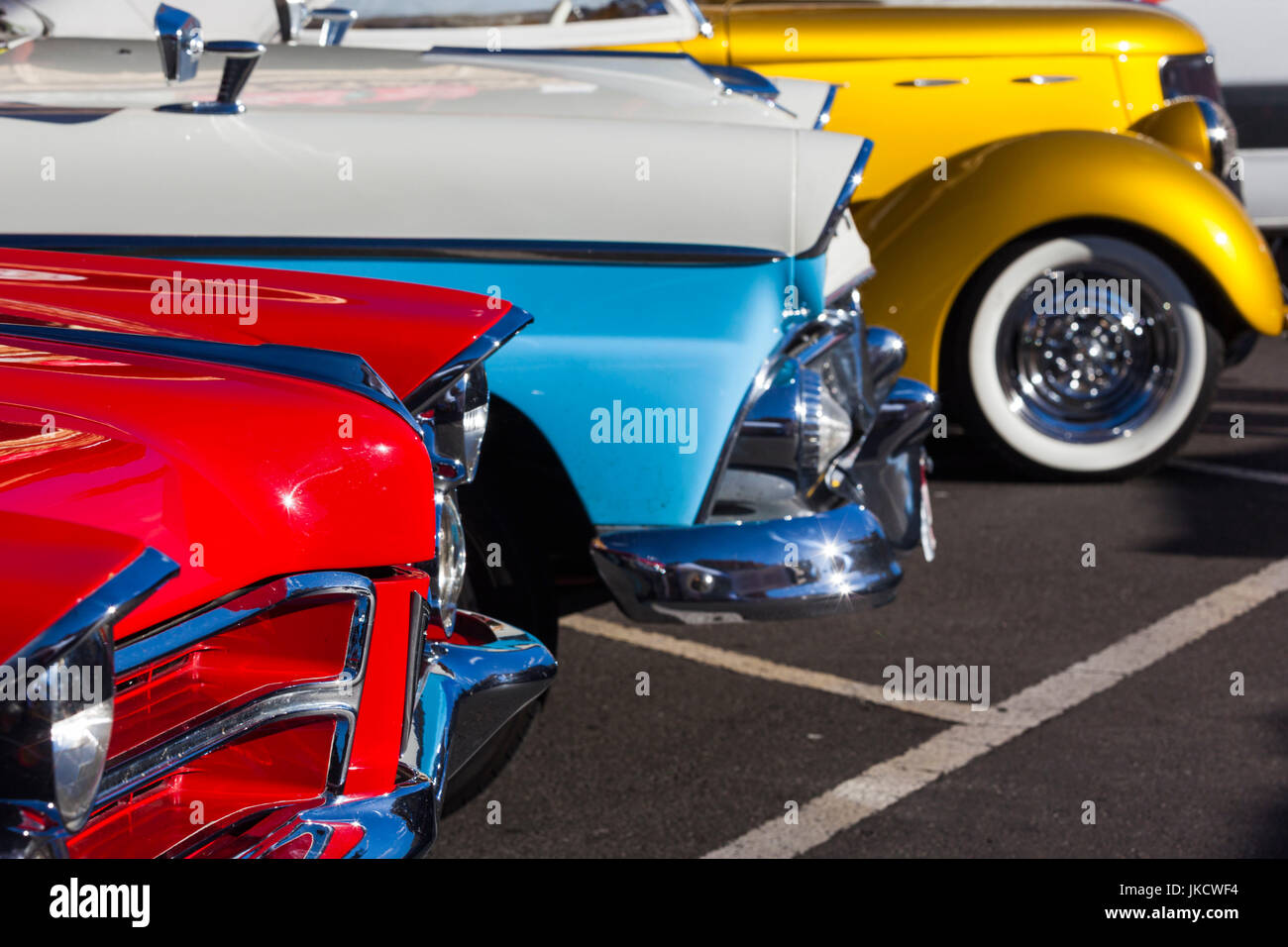 Australien, Victoria, VIC, Ballarat, Ballarat schlagen Rockabilly Festival, Oldtimer Stockfoto