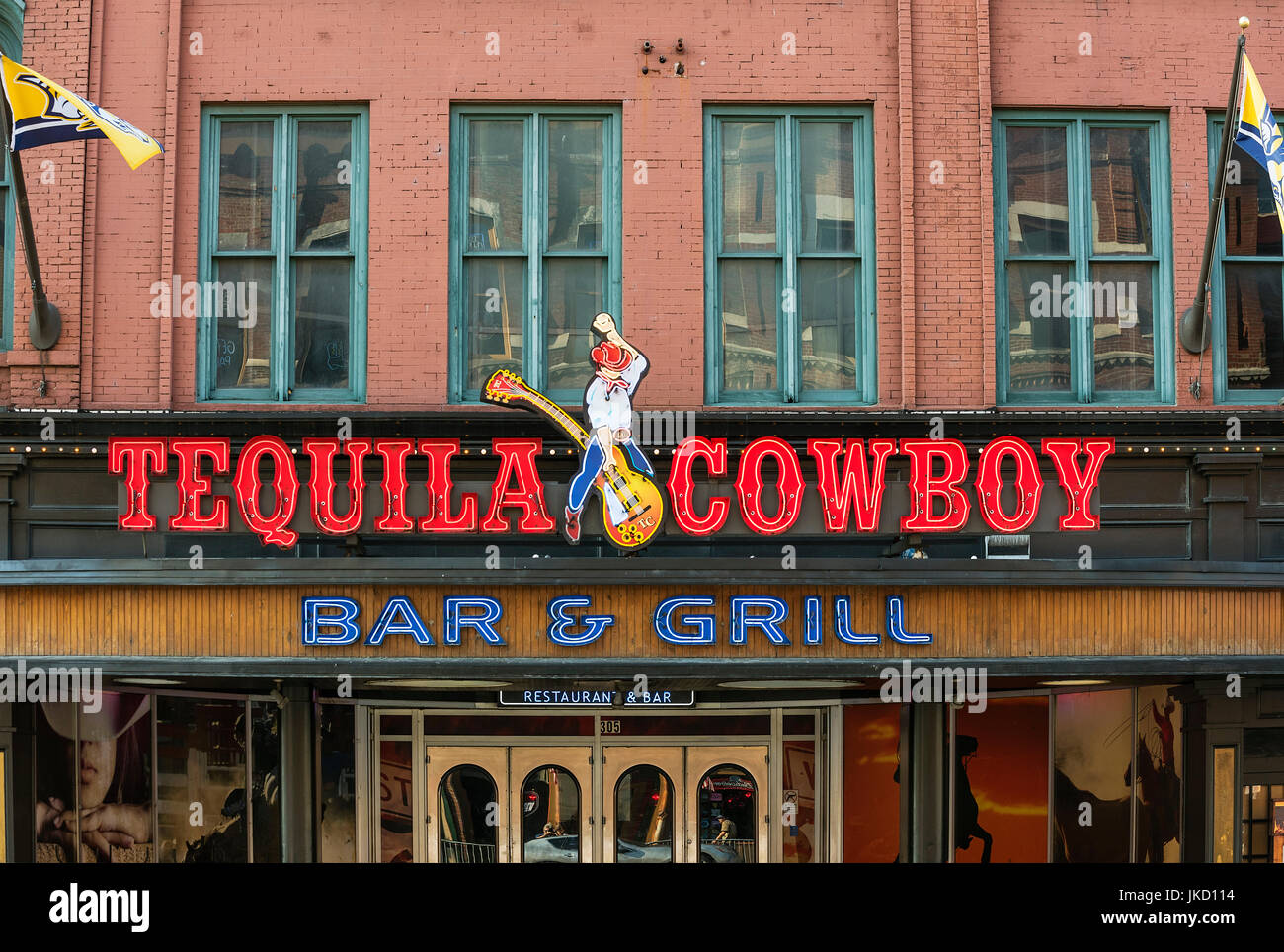 Tequila-Cowboy-Bar, Nashville, Tennessee, USA. Stockfoto