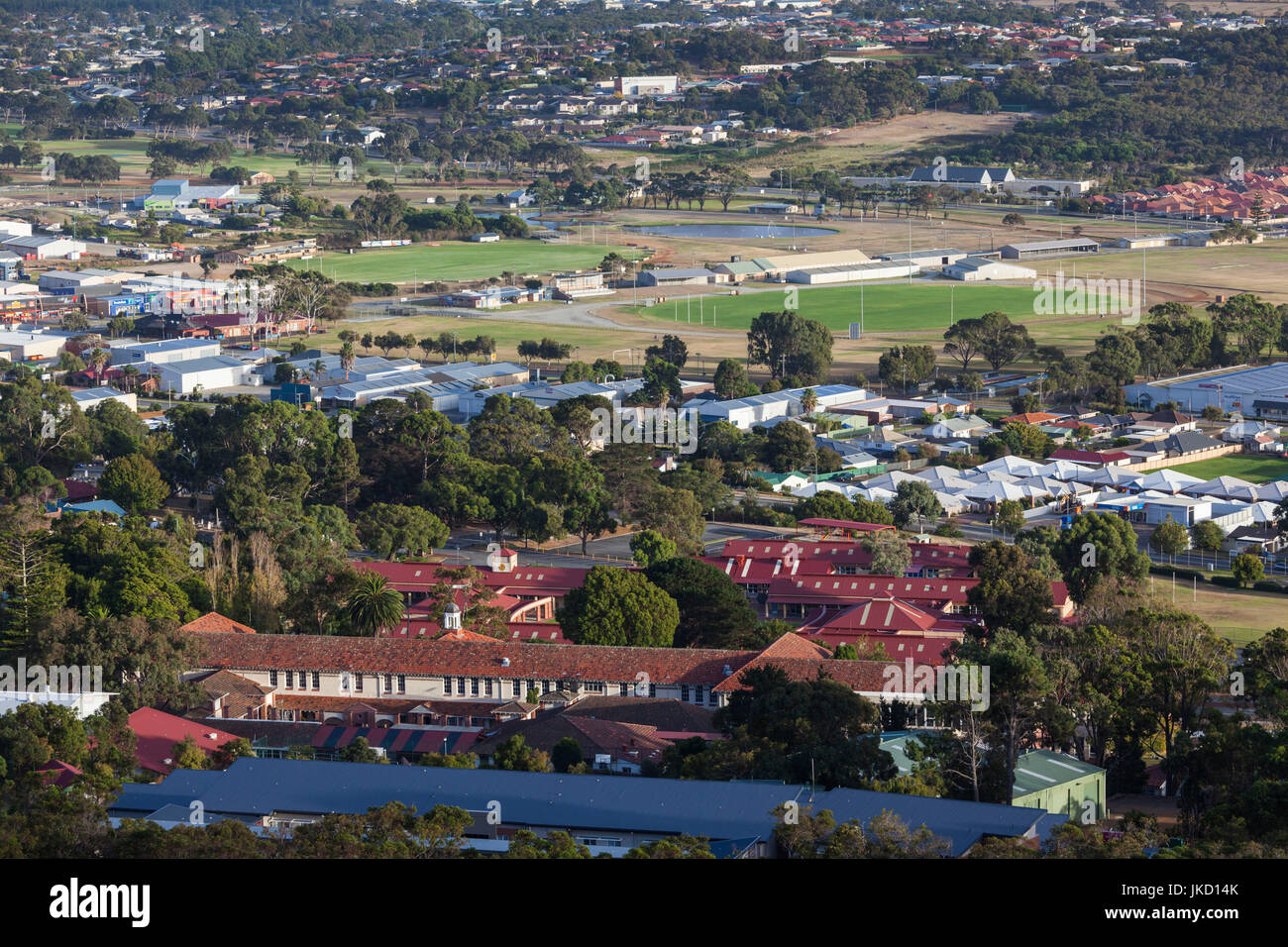 Australien, Western Australia, The Southwest, Albany, erhöhten Blick auf die Stadt vom Mt. Clarence Stockfoto