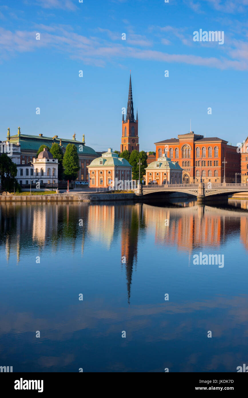 Die Riddarholmen-Kirche in Stockholm Schweden Stockfoto