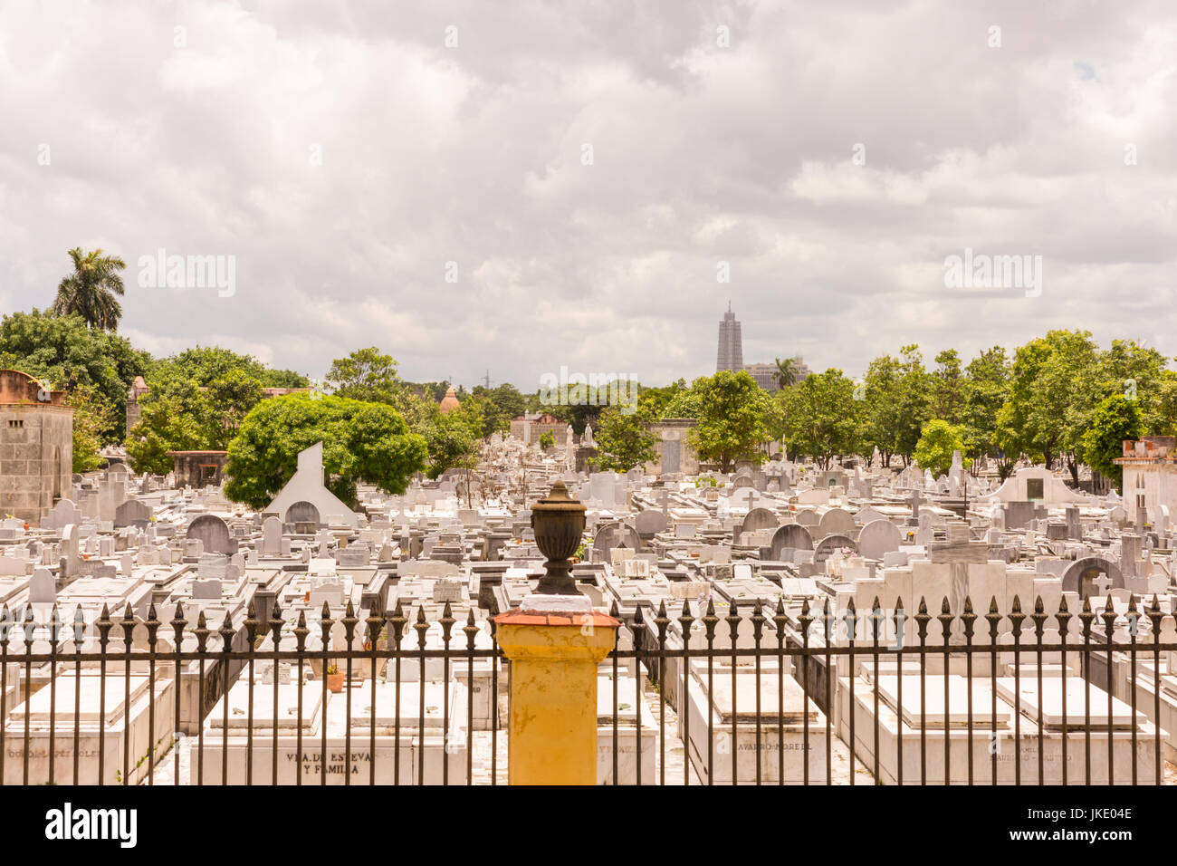 Die historischen Colon Friedhof, Nekropole de Cristobal Colon, Vedado, Havanna, Kuba Stockfoto