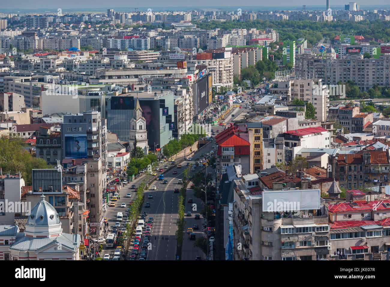 Coltea krankenhaus entlang boulevard ic bratianu Fotos und
