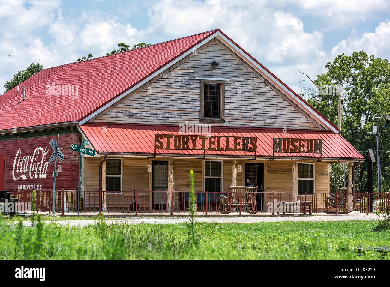 Der Geschichtenerzähler-Museum, Bon Aqua, Tennessee, USA. Stockfoto