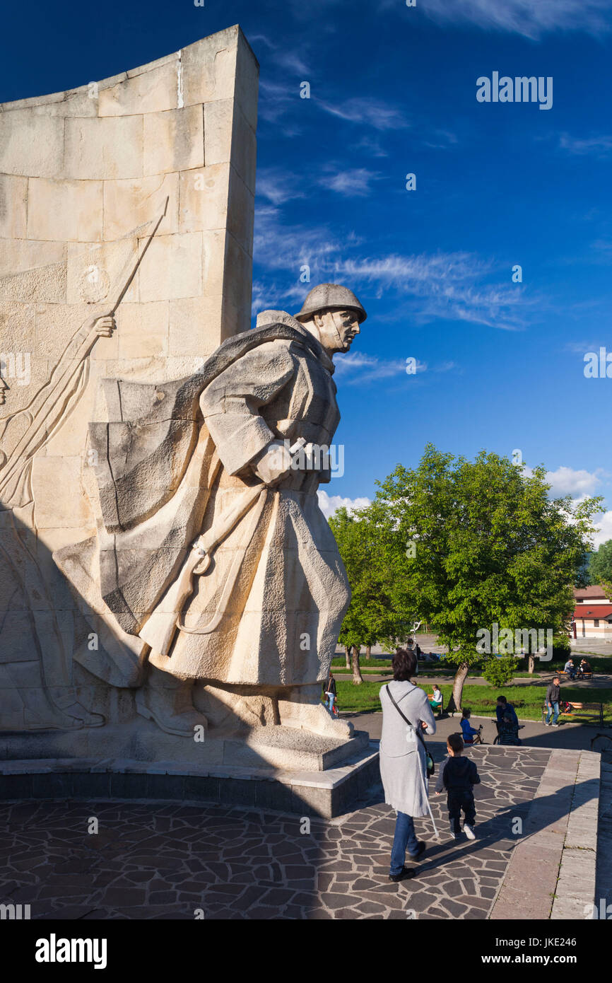 Rumänien, Maramures Region, Baia Mare, rumänischer Soldat-Denkmal Stockfoto
