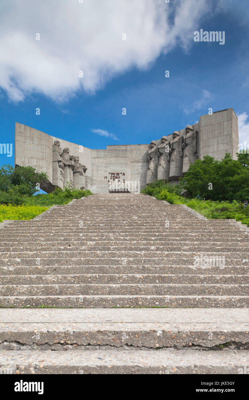 Bulgarien, Schwarzes Meer Küste, Varna, Sowjet-Ära, Russisch-bulgarischen Freundschaft Denkmal Stockfoto