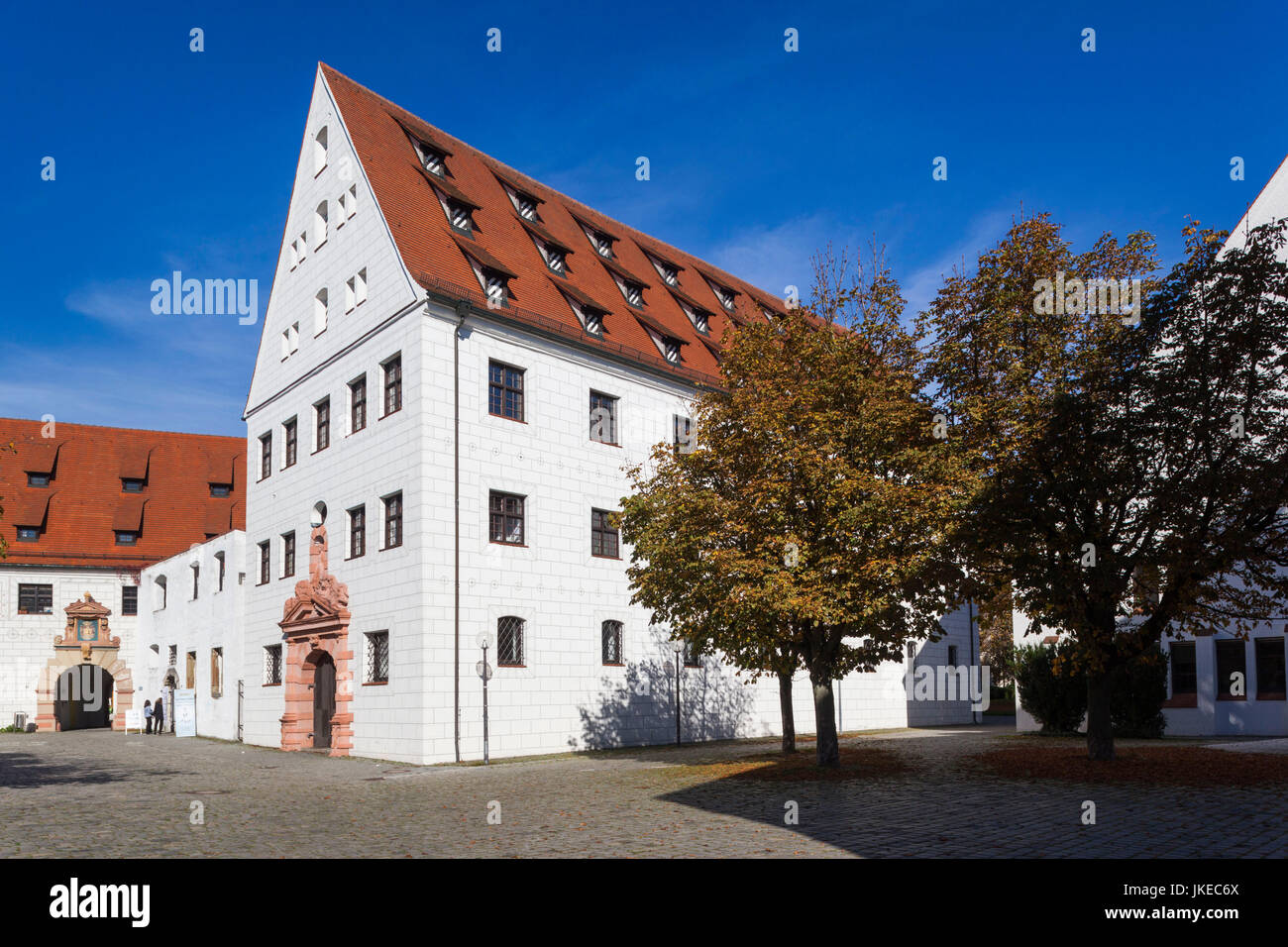 Deutschland, Baden-Württemberg, Ulm, Zeughaus, 16. Jahrhundert Arsenal-Gebäude Stockfoto