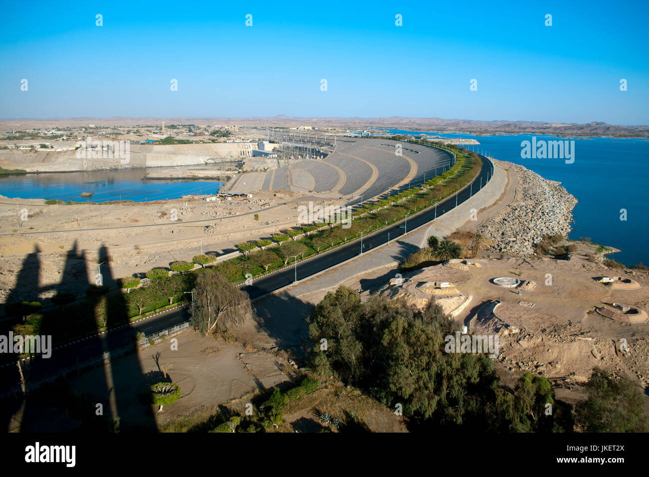 Aegypten, Assuan, Assuan Staudamm Stockfoto, Bild 149687634 Alamy