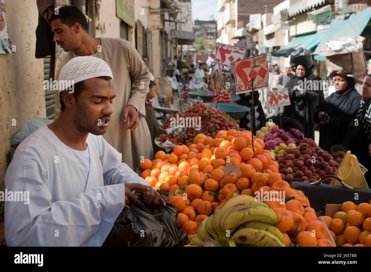 Aegypten, Assuan, Im Souk Stockfoto