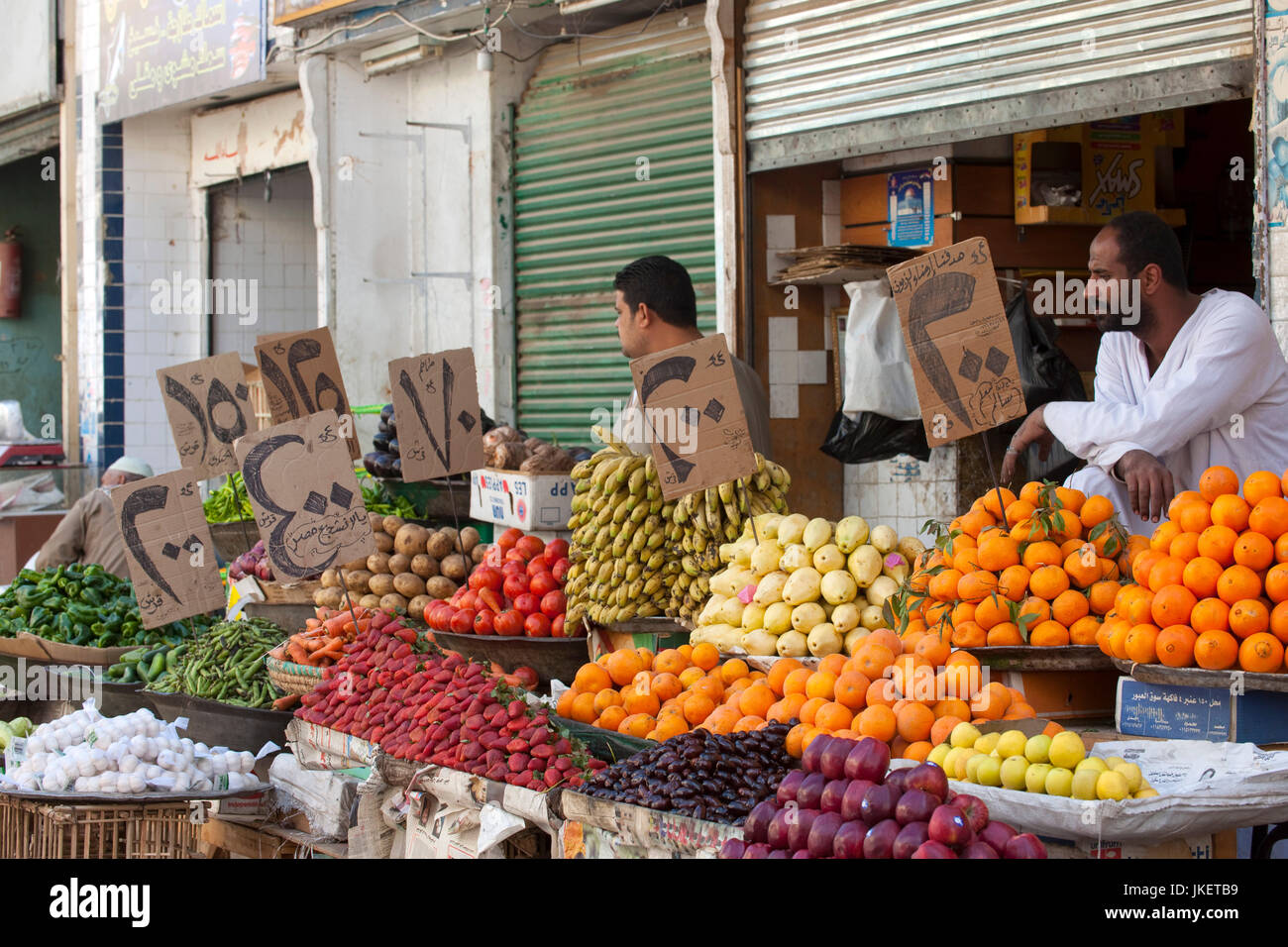 Aegypten, Assuan, Im Souk Stockfoto