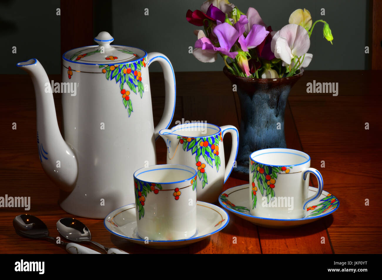 Kleiner China-Kaffee-Tee-service Stockfoto