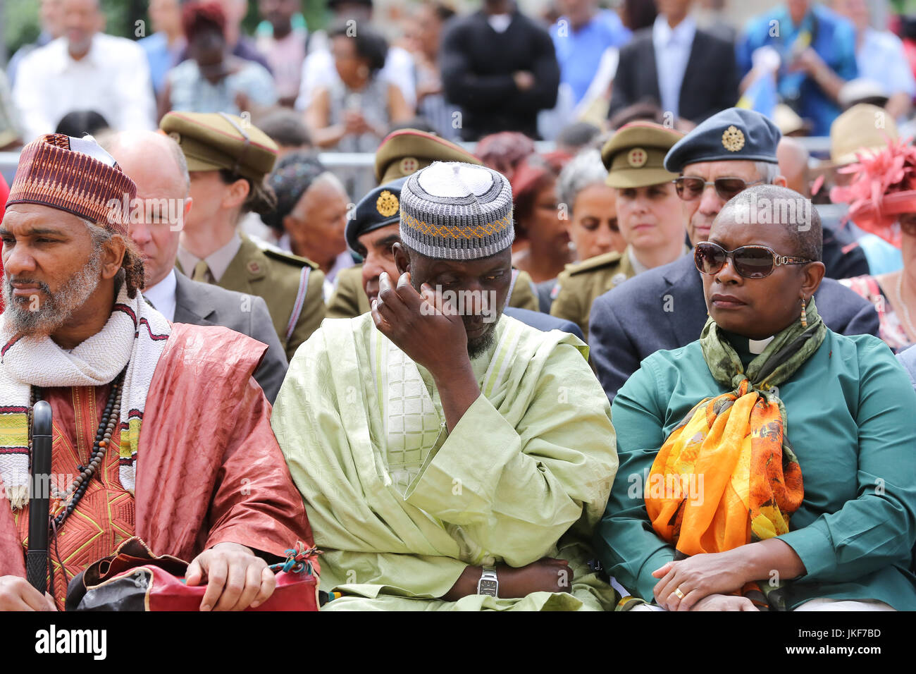 Enthüllung des afrikanischen und karibischen Krieg Memorial mit: Atmosphäre wo: London, Vereinigtes Königreich bei: Kredit-22. Juni 2017: Dinendra Haria/WENN.com Stockfoto