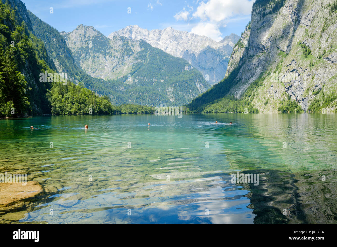 See-Obersee, Upper Bavaria, Bayern, Deutschland, Europa Stockfoto