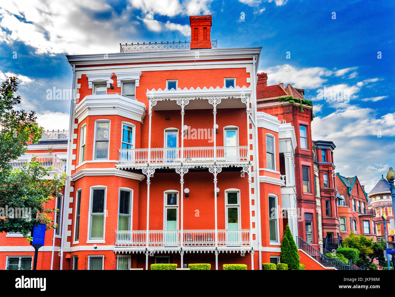 General John Logan Housel Bürgerkrieg Statue Held Logan Circle Washington DC.   Logan war in der Nähe von US Grant, zum Brigadegeneral auf Fort Donel Stockfoto