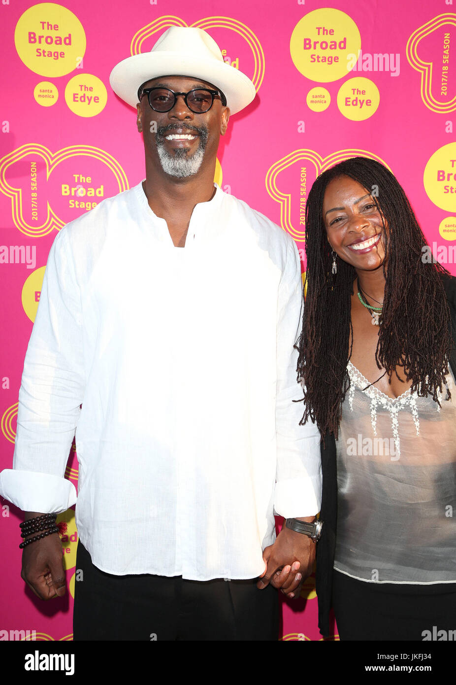 Santa Monica, Kalifornien, USA. 21. Juli 2017. 20. Juli 2017 - Santa Monica, Kalifornien - Isaiah Washington, Jenisa Garland. '' Dazu geboren '' Premiere. Bildnachweis: F. lernen/AdMedia Credit: F. lernen/AdMedia/ZUMA Draht/Alamy Live-Nachrichten Stockfoto