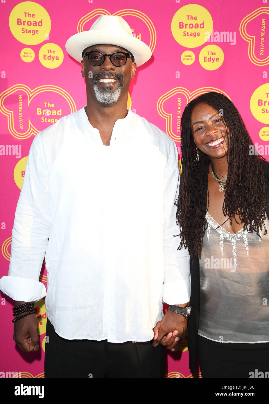 Santa Monica, Kalifornien, USA. 21. Juli 2017. 20. Juli 2017 - Santa Monica, Kalifornien - Isaiah Washington, Jenisa Garland. '' Dazu geboren '' Premiere. Bildnachweis: F. lernen/AdMedia Credit: F. lernen/AdMedia/ZUMA Draht/Alamy Live-Nachrichten Stockfoto