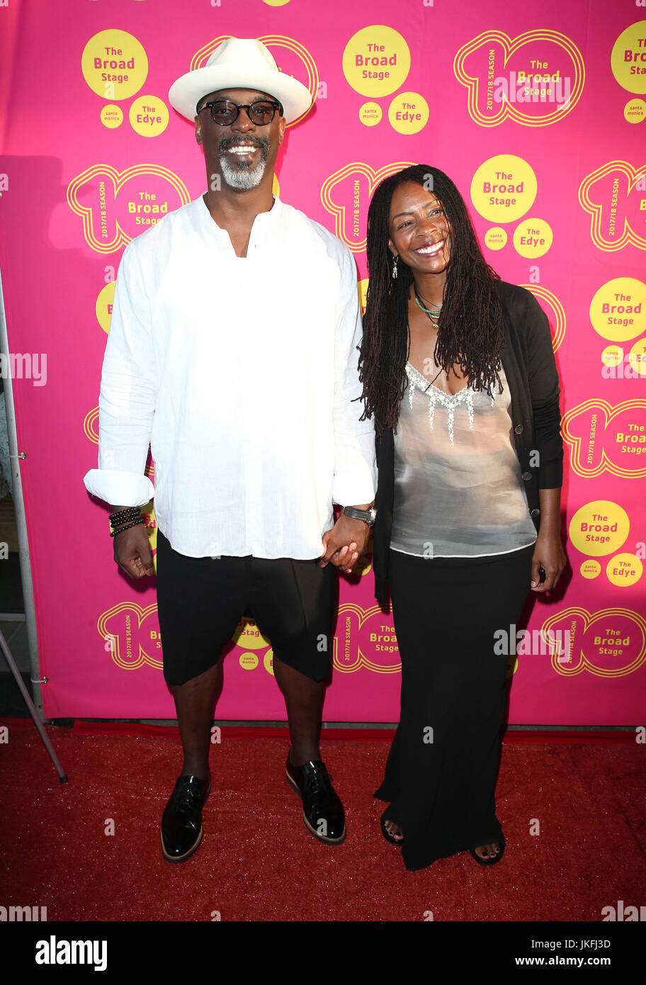 Santa Monica, Kalifornien, USA. 21. Juli 2017. 20. Juli 2017 - Santa Monica, Kalifornien - Isaiah Washington, Jenisa Garland. '' Dazu geboren '' Premiere. Bildnachweis: F. lernen/AdMedia Credit: F. lernen/AdMedia/ZUMA Draht/Alamy Live-Nachrichten Stockfoto