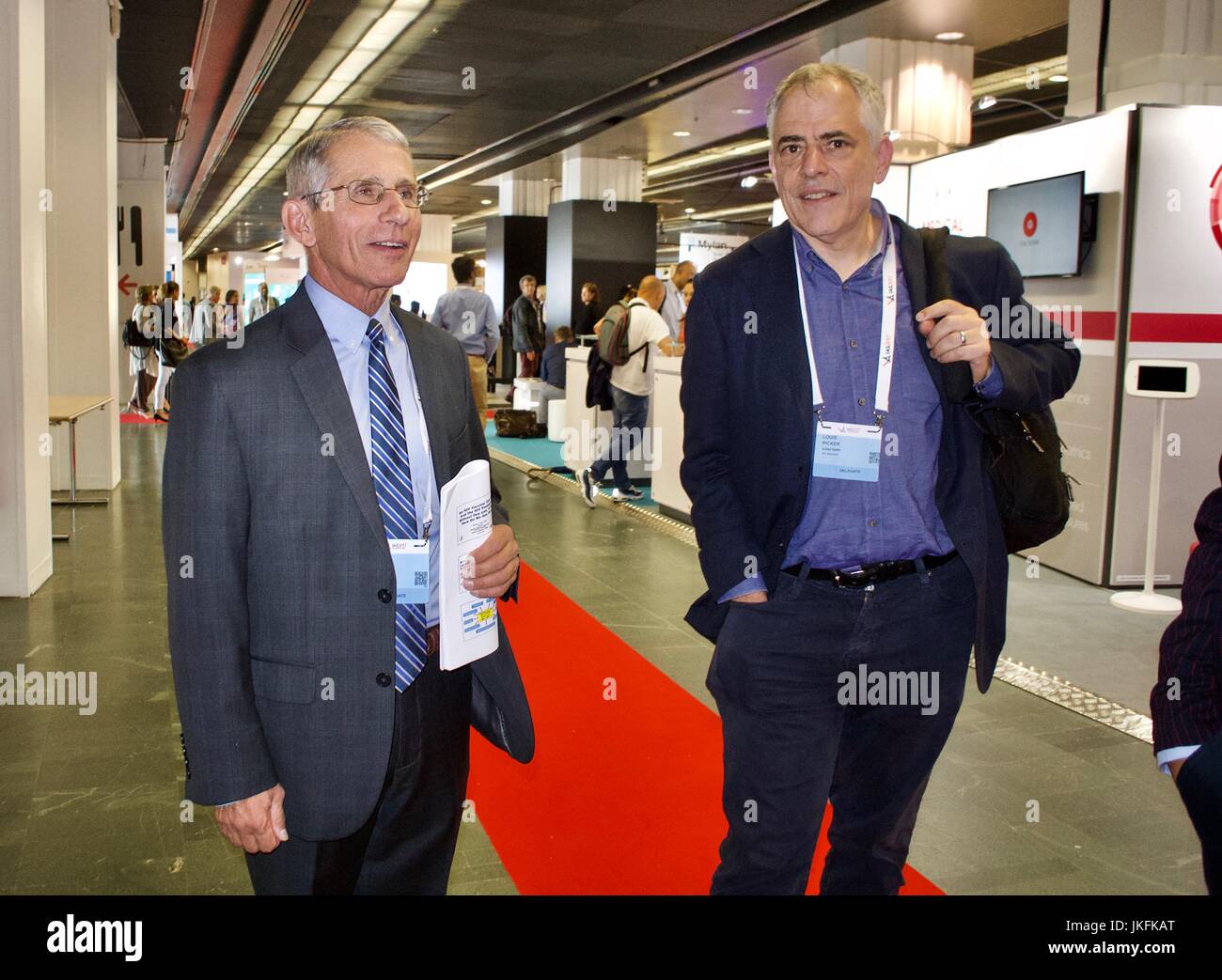 Paris, Frankreich, IAS, International AIDS Society Meeting, Anthony S. Fauci, Direktor, National Institute of Allergy and Infectious Diseases, NIH, USA Stockfoto