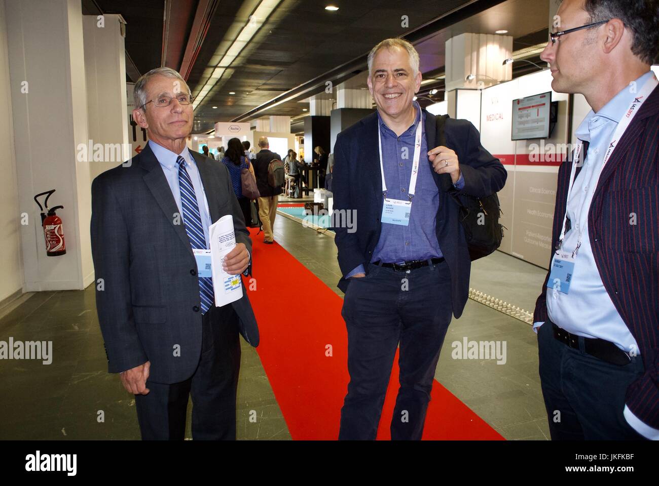 Paris, Frankreich, IAS, International AIDS Society Meeting, Anthony S. Fauci, Direktor, National Institute of Allergy and Infectious Diseases, NIH, USA Stockfoto