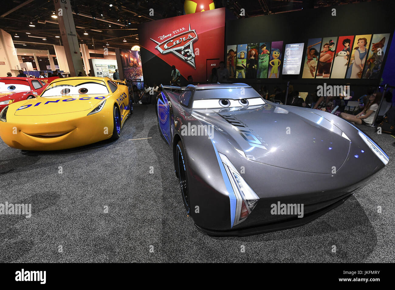 Anaheim Ca Usa 16 Juni 2017 Disney Pixar Cars 3 Auf Der D23