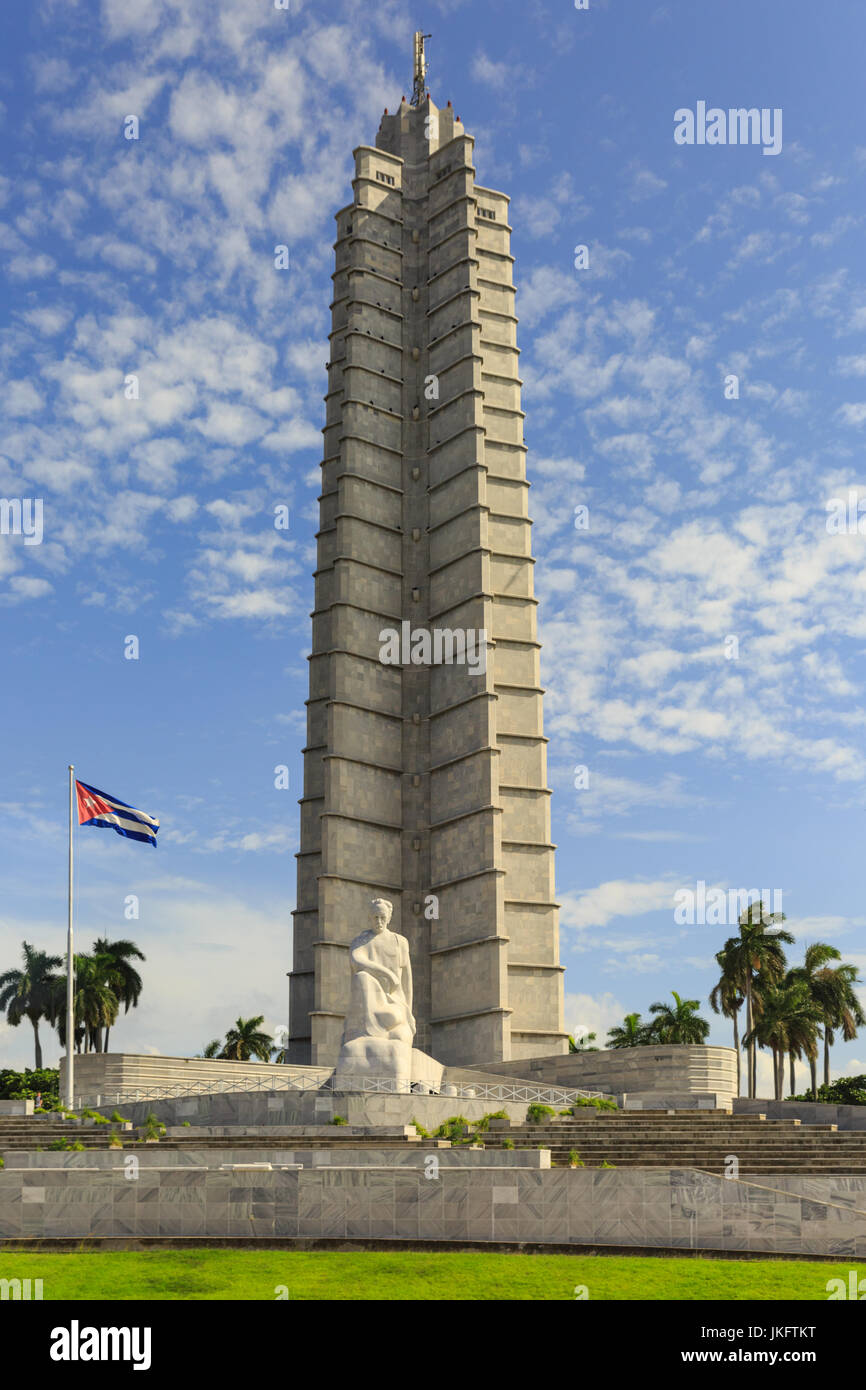 Jose Marti Memorial, Plaza De La Revolution, Havanna, Kuba Stockfoto