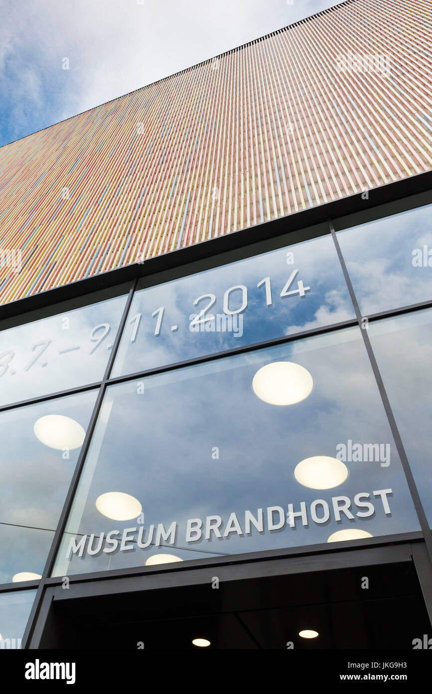 Deutschland, Bayern, München, Museum Brandhorst, Kunstmuseum, Baujahr 2009, außen Stockfoto