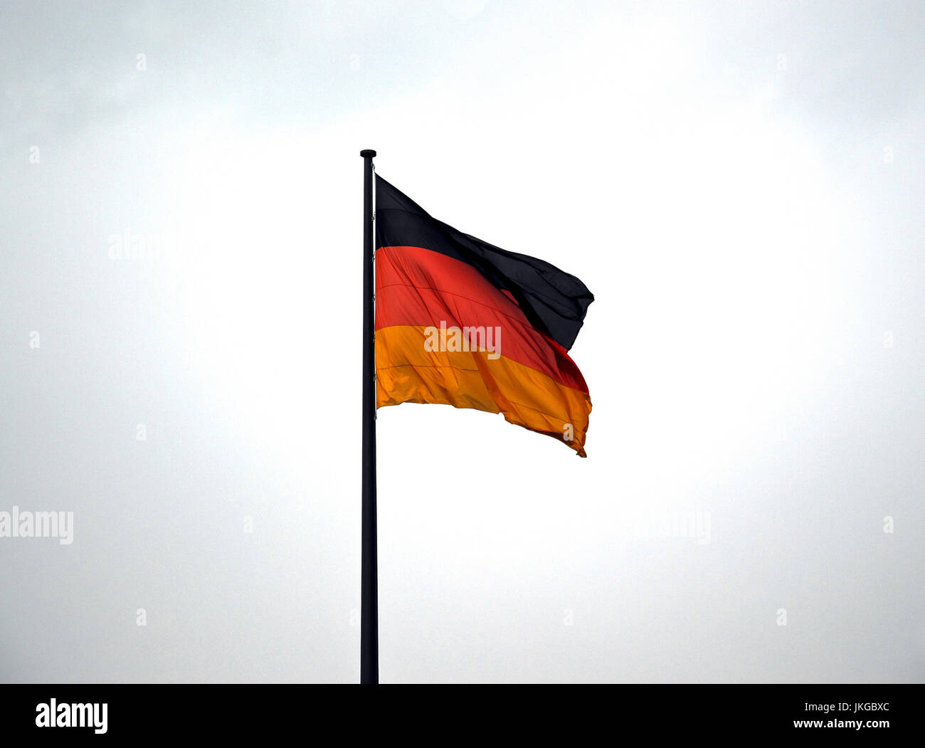 Die deutsche Flagge, Berlin, 2011. Stockfoto