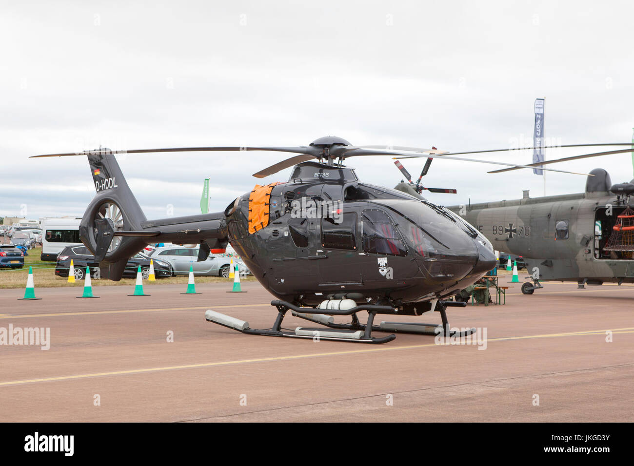 Marineflieger Deutsche Marine DL Helicopter Airbus Eurocopter im Royal International Air Tattoo RIAT 2017 Stockfoto