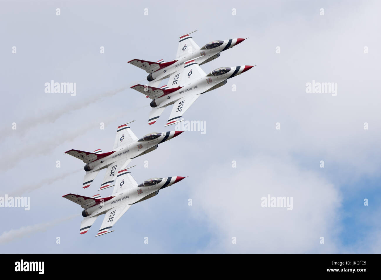 USAF Thunderbirds FAIRFORD RIAT 2017 Stockfoto