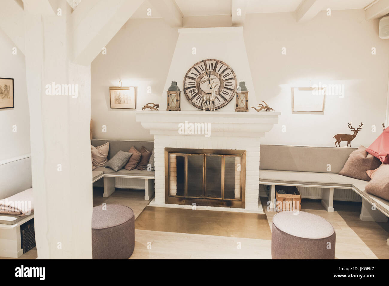 Wohnfläche ca. Stockfoto