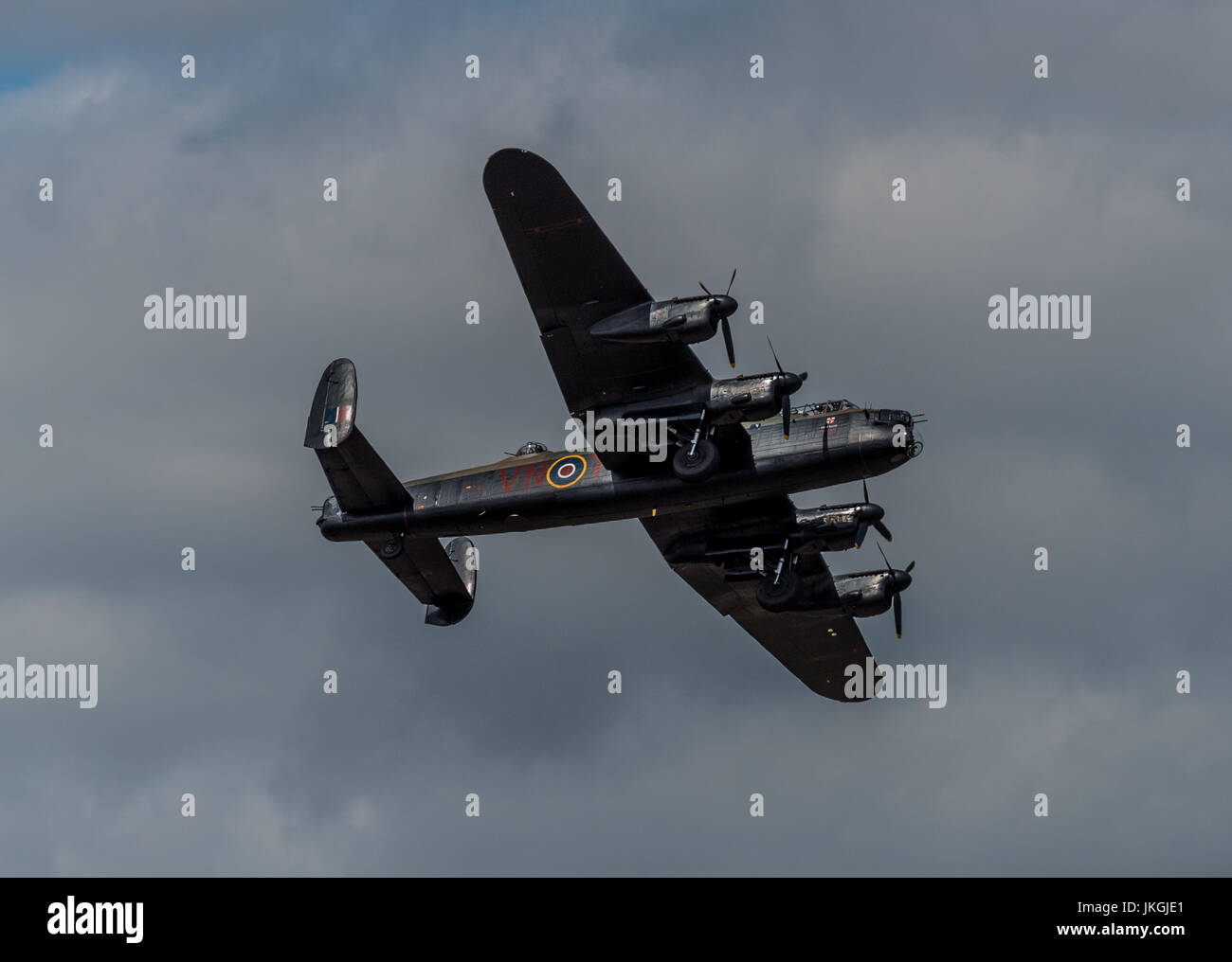 RIAT Fairford Gloucestershire UK... Battle of Britain Memorial Flug Avro Lancaster1 Tag 1 am Royal International Air Tattoo.Fairford Stockfoto