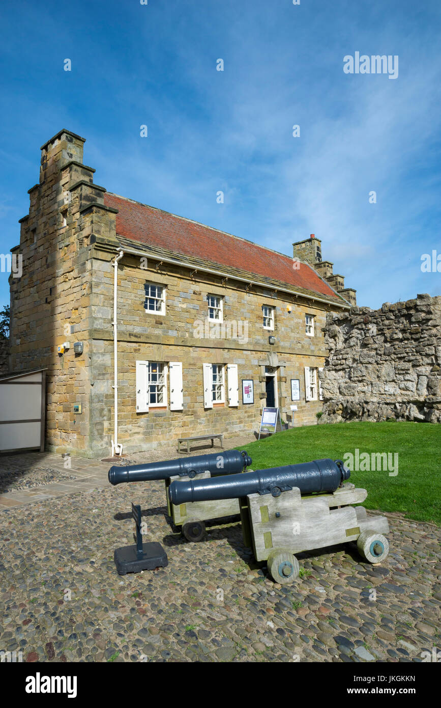 Master "Gunners" Haus Schloss Scarborough, North Yorkshire, England. Stockfoto