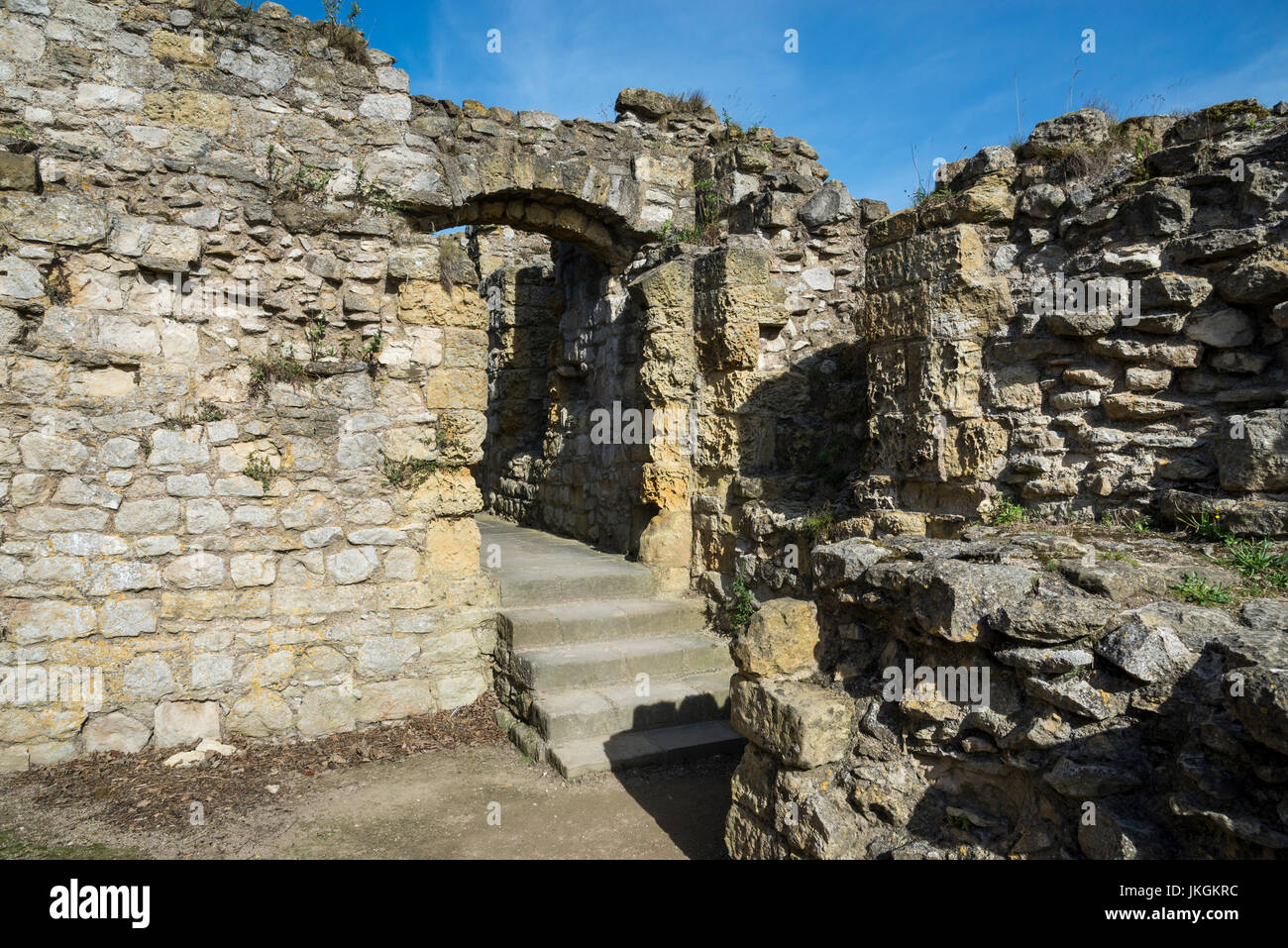 König Johns Kammer Block, Scarborough Schloß, North Yorkshire, England. Stockfoto