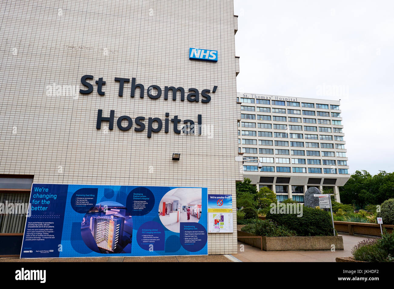 St. Thomas Hospital, Westminster, London, UK Stockfoto