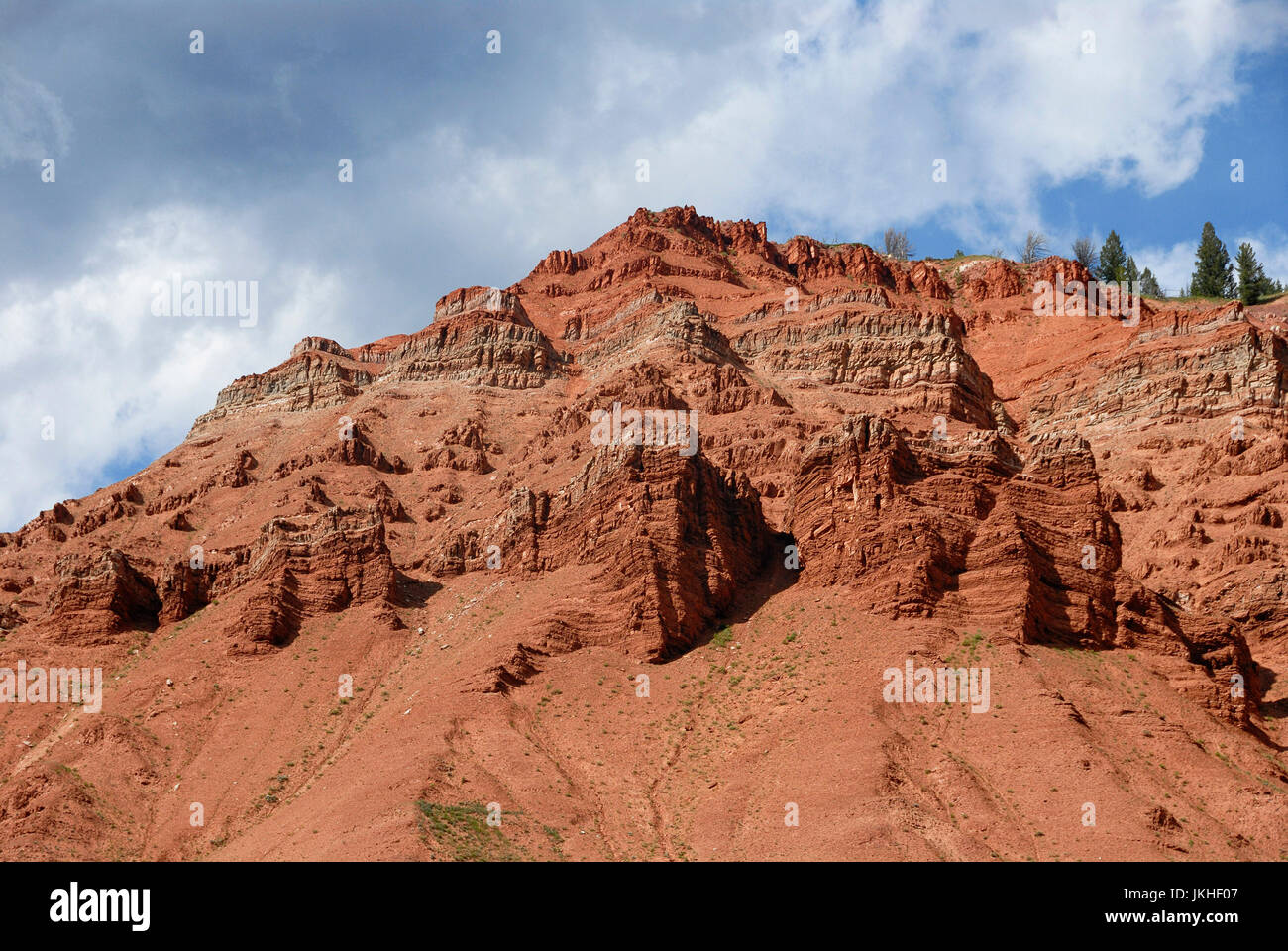 Red Hills, Gros Venture Wildnis, Bridger-Teton National Forest, Wyoming, USA Stockfoto
