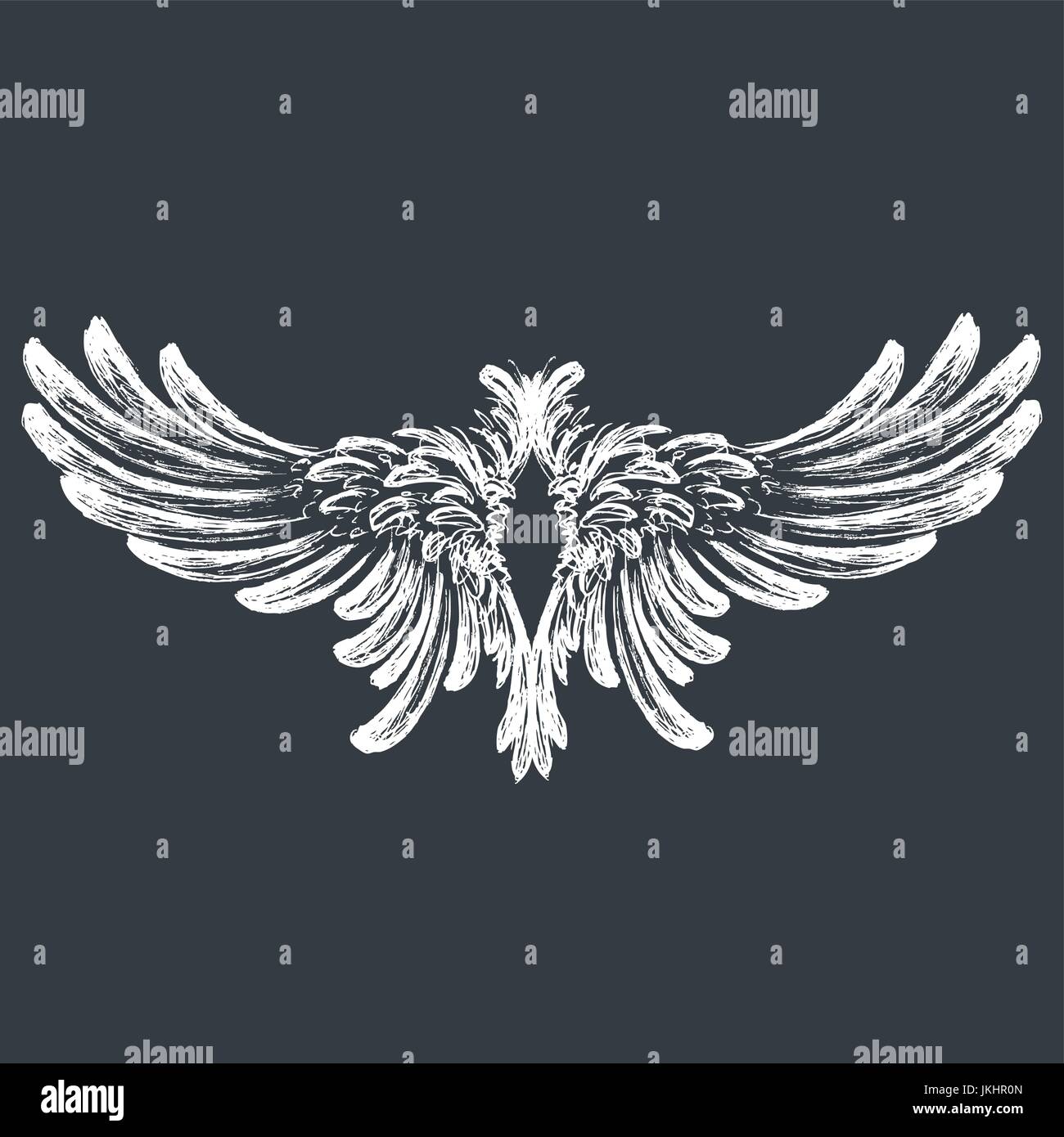 Flügel Vektor-illustration Stock Vektor