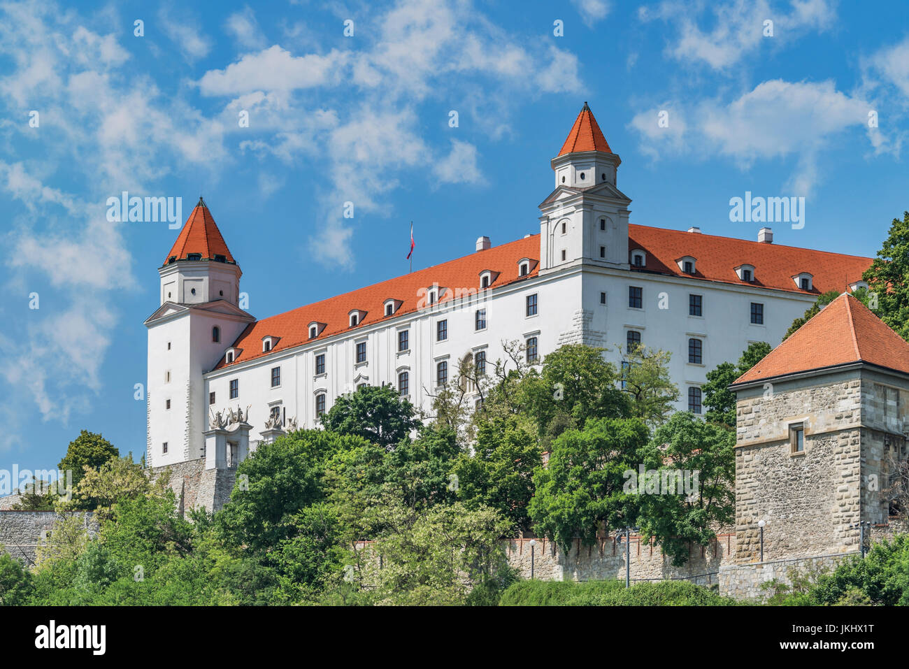 Burg Bratislava Befindet Sich in Bratislava, der Hauptstadt der Slowakei in Europa sterben | Die Burg von Bratislava befindet sich in Bratislava, der Hauptstadt des Sl Stockfoto