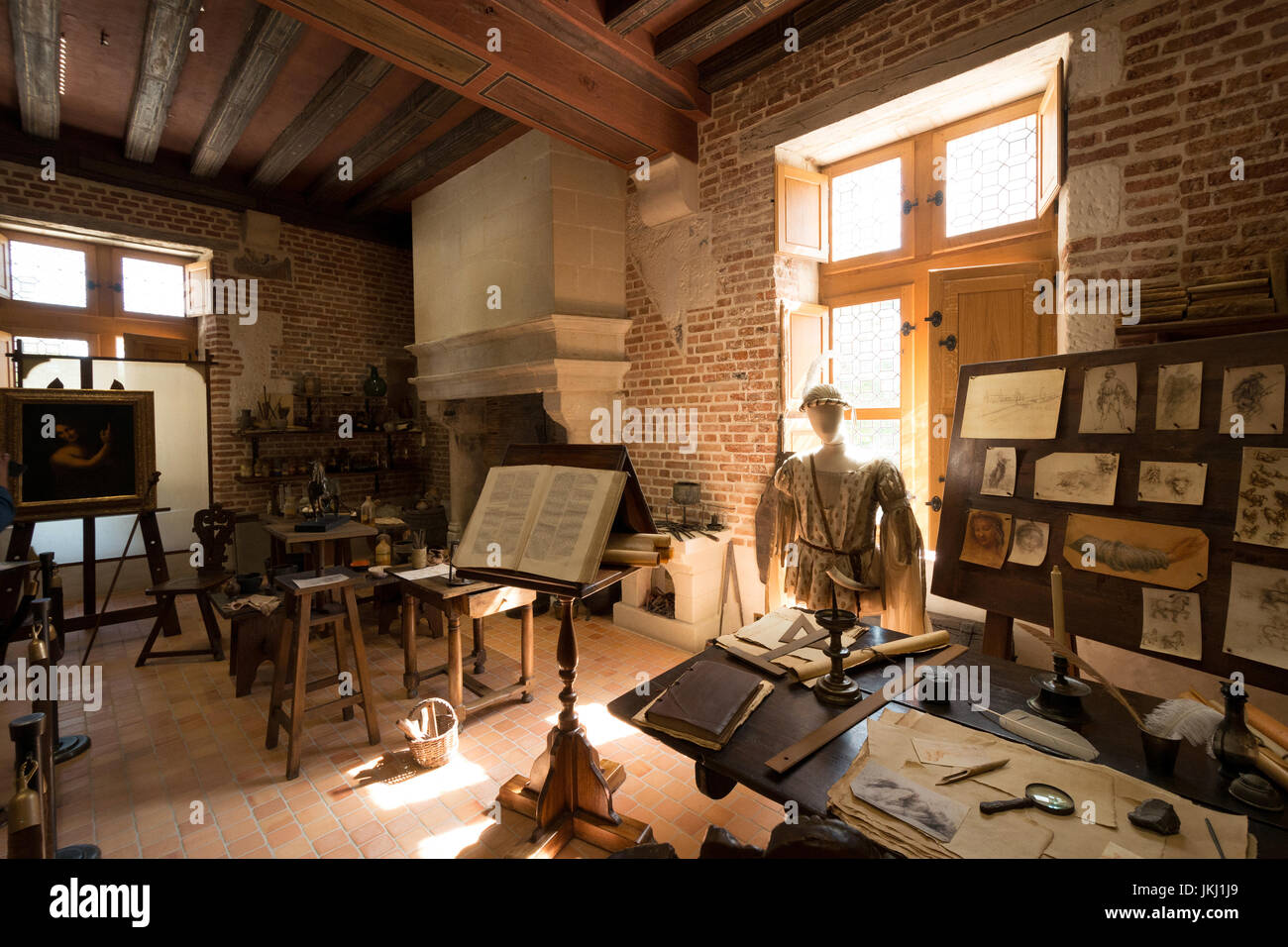 Clos Luce Haus Von Leonardo Da Vinci In Amboise Loire Tal