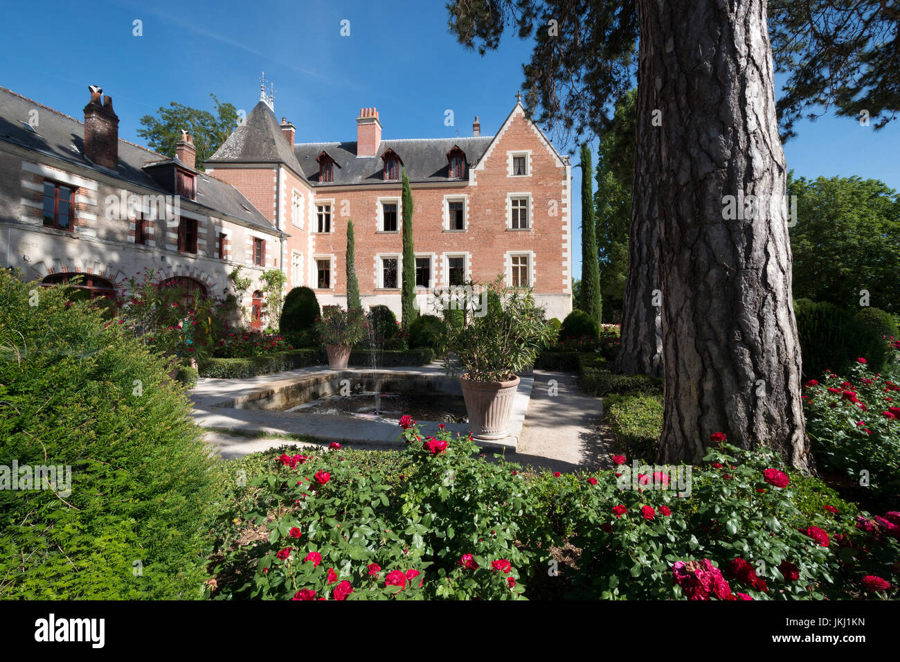 Clos Luce, Haus von Leonardo da Vinci in Amboise, Loire Tal, Frankreich Stockfoto