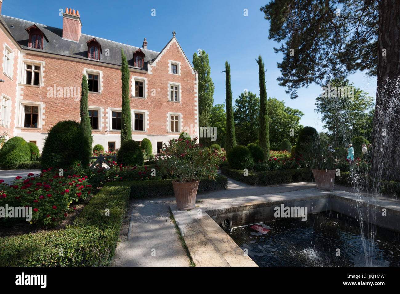 Clos Luce, Haus von Leonardo da Vinci in Amboise, Loire Tal, Frankreich Stockfoto