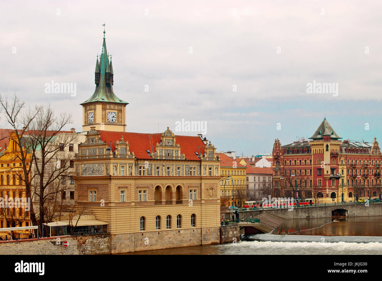 Altstadt von Prag. Stockfoto