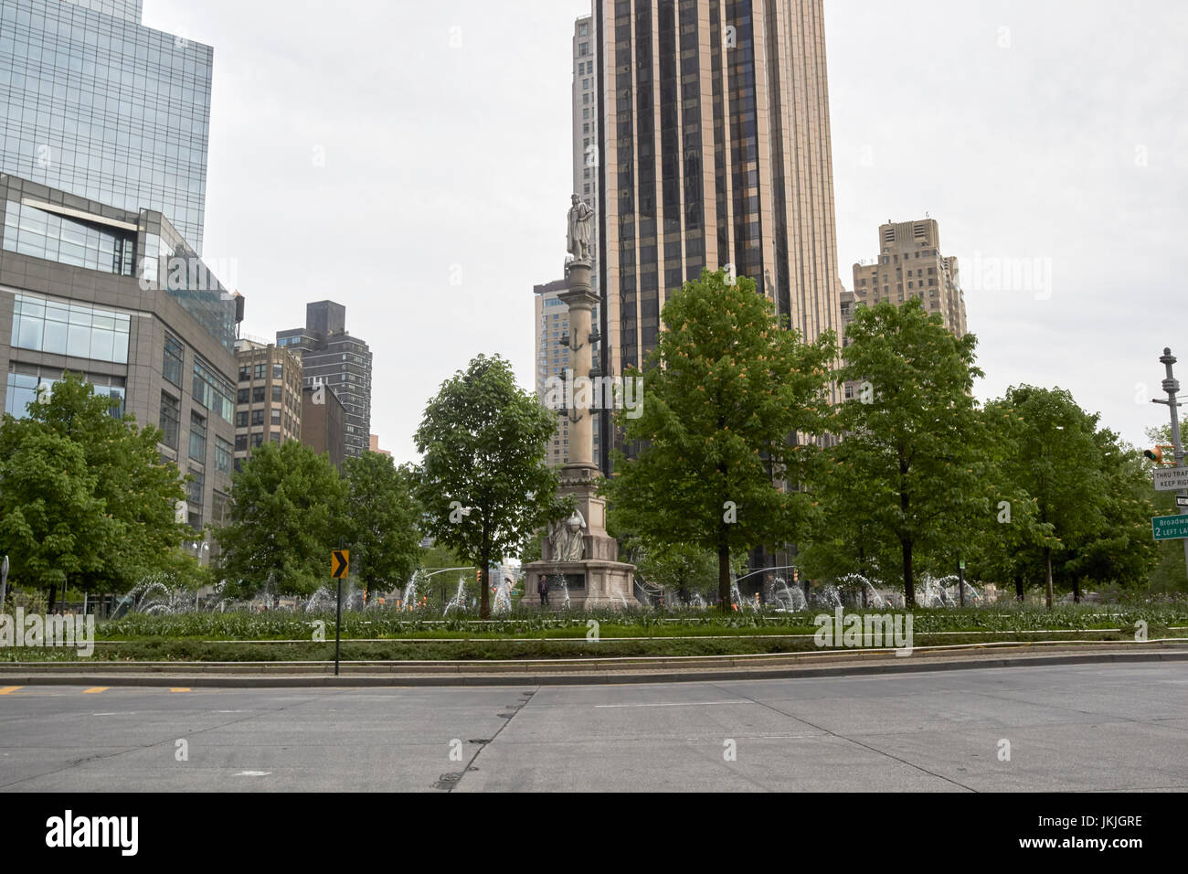 Columbus Circle New York City USA Stockfoto