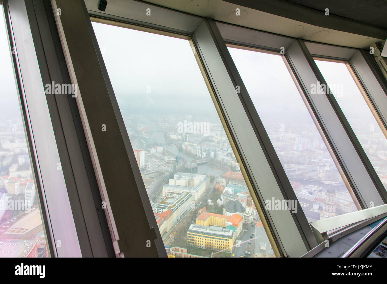 Blick vom Fernsehturm - Berlin, Deutschland Stockfoto