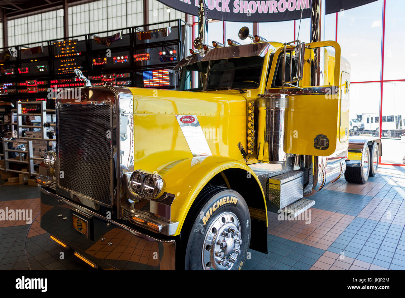 Die weltweit größte Truck Stop an der Iowa 80, Iowa, USA Stockfoto